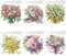 6-Pack DIY Flower Diamond Art Greeting Card Kit – Special Shaped Glitter Cards with Resin Diamonds for Christmas, Birthday, Thanksgiving & Blessings